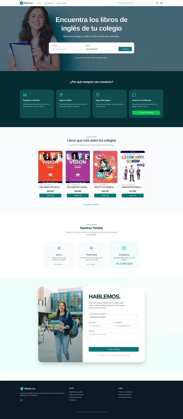 Sitio web de PMJ Books